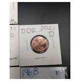 Lincoln Error Cents - Mixed Dates & Mint Marks (Lot of 9)