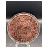 Guardians of the North Snowy Owl 5oz Copper Coin (Colored Edition)