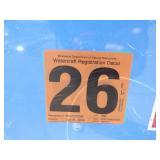 1992 Norhtwoods Runabout with 75 HP Mercury Outboard Motor and Trailer