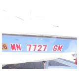 1992 Norhtwoods Runabout with 75 HP Mercury Outboard Motor and Trailer