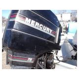 1992 Norhtwoods Runabout with 75 HP Mercury Outboard Motor and Trailer