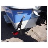 1992 Norhtwoods Runabout with 75 HP Mercury Outboard Motor and Trailer