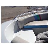 1992 Norhtwoods Runabout with 75 HP Mercury Outboard Motor and Trailer