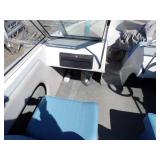 1992 Norhtwoods Runabout with 75 HP Mercury Outboard Motor and Trailer