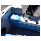 1992 Norhtwoods Runabout with 75 HP Mercury Outboard Motor and Trailer