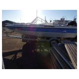 1992 Norhtwoods Runabout with 75 HP Mercury Outboard Motor and Trailer