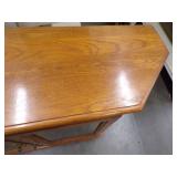 Lighted Oak with Glass Shelves Display  / TV Stand