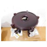 (2) Red Lantern 10.5 in. Rosewood Fishbowl Stand