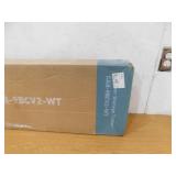 WLIVE 9-Drawer Dresser, Fabric Storage Tower, Tall Chest Organizer Unit with Fabric Bins, Steel Frame, Wood Top, Easy Pull Handle, White