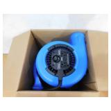 B-Air 1/4 HP Air Mover Blower Fan for Water Damage Restoration Carpet Dryer Floor Home and Plumbing Use in Blue