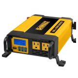 DEWALT 1000-Watt Portable Car Power Inverter with Triple USB Ports