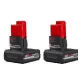Milwaukee M12 12-Volt Lithium-Ion XC High Output 5 Ah Battery (2-Pack)