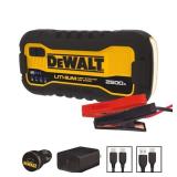 DEWALT 2500 Peak Amp Lithium Jump Starter with USB Power Bank