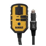 DEWALT 140-Watt Portable Power Inverter for Car with Dual USB Ports