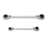 Husky Metric Quad Drive Ratcheting Wrench Set (2-Piece)