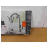 Delta Marca Single-Handle Pull-Down Sprayer Kitchen Faucet with ShieldSpray Technology and Soap in SpotShield Stainless