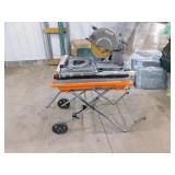 RIDGID 15 Amp 10 in. Wet Tile Saw with Portable Stand