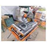 RIDGID 15 Amp 10 in. Wet Tile Saw with Portable Stand