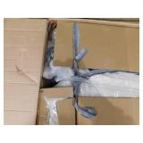 Uixe 3-Piece Metal Swivel Outdoor Rocking Chairs Patio Conversation Set with Beige Cushions