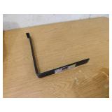 (16) Crates & Pallet 12 in. Black Steel Shelf Bracket for Wood Shelving