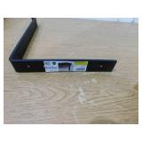 (16) Crates & Pallet 12 in. Black Steel Shelf Bracket for Wood Shelving