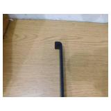 (16) Crates & Pallet 12 in. Black Steel Shelf Bracket for Wood Shelving