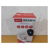GPX Beam+ 1280 x 720 LED Projector with 110 ANSI Lumens, Bluetooth, White