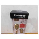 Kwikset Henley Single Cylinder Door Handleset w/Round Maven Knob featuring SmartKey Security in Satin Nickel