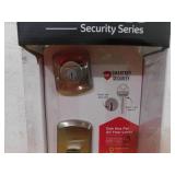 Kwikset Henley Single Cylinder Door Handleset w/Round Maven Knob featuring SmartKey Security in Satin Nickel