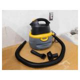 2 Gal. 1.75 Peak HP Small Shop Vacuum Wet Dry Vac with Filter Bag, Hose, Utility and Car Nozzle Attachments HD2020