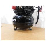 Husky 3 Gal. 120 PSI Portable Electric Oil-Free Light Duty Pancake Air Compressor with Fold Down Handle and 1-Quick Coupler