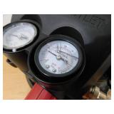 Husky 3 Gal. 120 PSI Portable Electric Oil-Free Light Duty Pancake Air Compressor with Fold Down Handle and 1-Quick Coupler