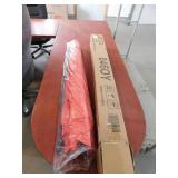 Sonkuki 7.5 ft. Patio Market Crank and Tilt Umbrellas, Table Umbrellas,UV-Resistant Canopy in Orange