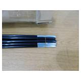 Machrus Universal Trampoline Fiber Glass Rods to Replace Top Ring of Net Enclosure for 11 ft. Frame with 8 Pole Caps