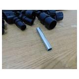 Machrus Universal Trampoline Fiber Glass Rods to Replace Top Ring of Net Enclosure for 11 ft. Frame with 8 Pole Caps