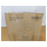 Outdoor Settee Loveseat Bench Cushions with 2 Lumbar Pillows Set of 5 Wicker Tufted Cushions for Patio Furniture Beige