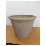 Sunnydaze 24 in. Beige Anjelica Poly Single Flower Pot Planter