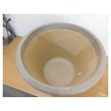 Sunnydaze 24 in. Beige Anjelica Poly Single Flower Pot Planter