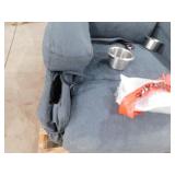 LACOO Big and Tall Smoke Gray Recliner Swivel and Rocking Chair