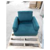 Lifestyle Solutions Knoxville Green Velvet Arm Chair