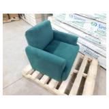Lifestyle Solutions Knoxville Green Velvet Arm Chair