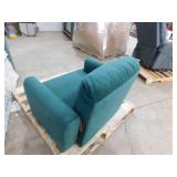 Lifestyle Solutions Knoxville Green Velvet Arm Chair
