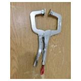 Milwaukee 11 in. Torque Lock Locking C-Clamp with Swivel Jaws