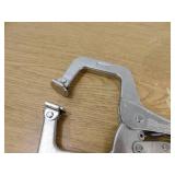 Milwaukee 11 in. Torque Lock Locking C-Clamp with Swivel Jaws