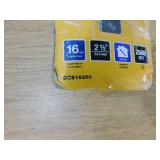 DEWALT 2-1/2 in. x 16-Gauge Plastic Collated Straight Finish Nails (2500 per Box)