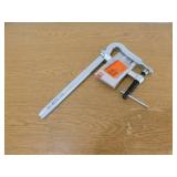 BESSEY RSC Series 12 in. Capacity Vibration Resistant All-Steel Clamp with 5-1/2 in. Throat Depth