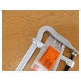 BESSEY RSC Series 12 in. Capacity Vibration Resistant All-Steel Clamp with 5-1/2 in. Throat Depth