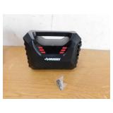 Husky 12/120-Volt AC/DC Portable Quick Flow Air Compressor Air Pump Inflator with Digital Pressure Gauge and Auto Shut Off