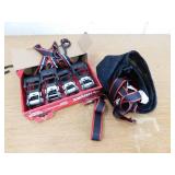 Husky 12 ft. x 1 in. Ratchet Tie-Down Straps with S-Hook (4-Pack)