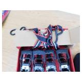 Husky 12 ft. x 1 in. Ratchet Tie-Down Straps with S-Hook (4-Pack)